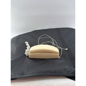 Vintage Beige Tan AT&T  Trimline Corded Desk Wall Push Button Telephone